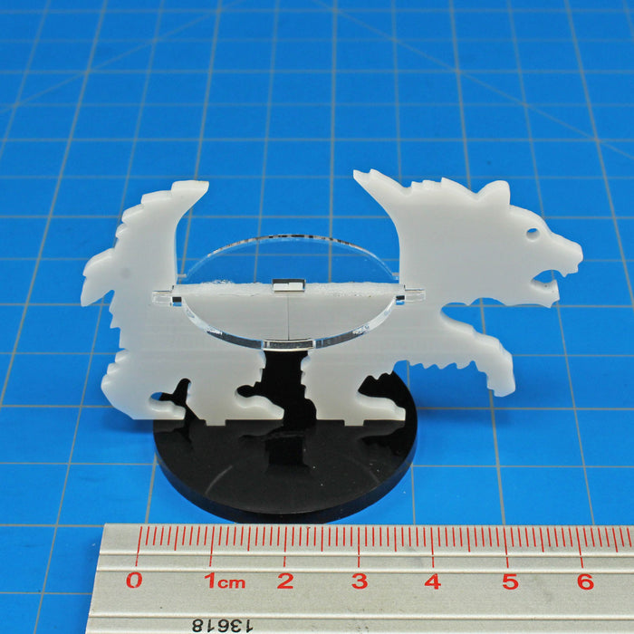 LITKO Bear Character Mount with 40mm Circular Base, White-Character Mount-LITKO Game Accessories
