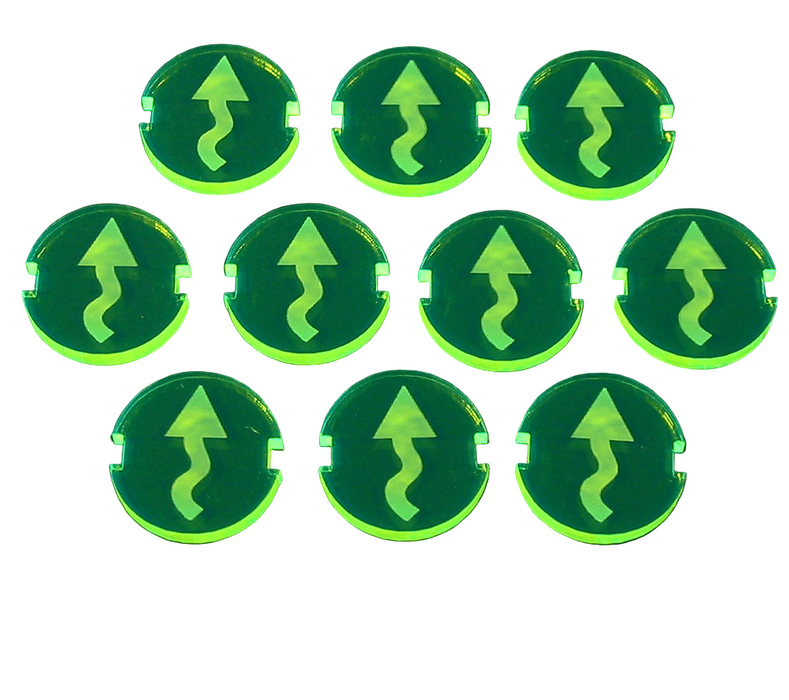 LITKO Evasive Maneuvers Tokens Compatible with Star Trek: Attack Wing (10)