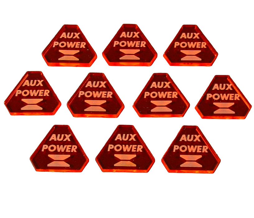 LITKO Auxiliary Power Tokens Compatible with Star Trek: Attack Wing (10)