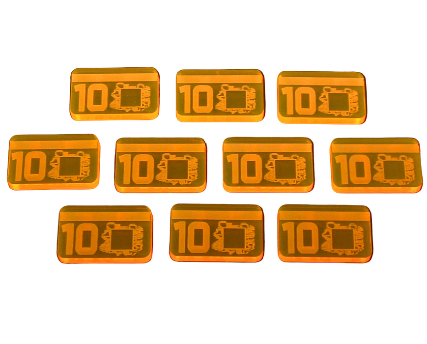 LITKO Credit Tokens Compatible with Android: Netrunner (10) (NEW! Multiple Option on One Listing!)