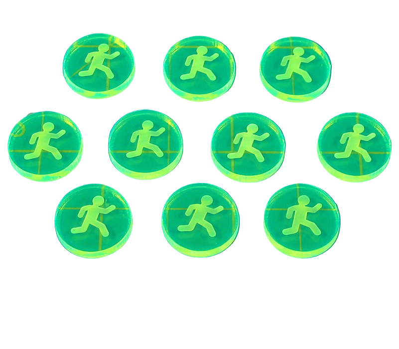 LITKO Fire Fighting Game Action Tokens Compatible with Flash Point (10)