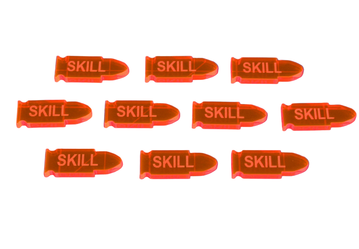 Skill Bullet Tokens | Zombicide Base Game — LITKO Game Accessories