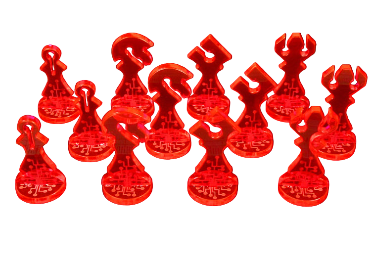LITKO Net Hacker Chess Program Markers Compatible with Android: Netrunner (12) (NEW! Multiple Colors on One Listing!)