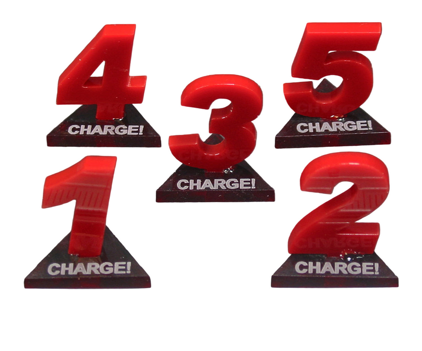 LITKO Charge Marker Set Compatible with Warhammer Fantasy Battle (5)