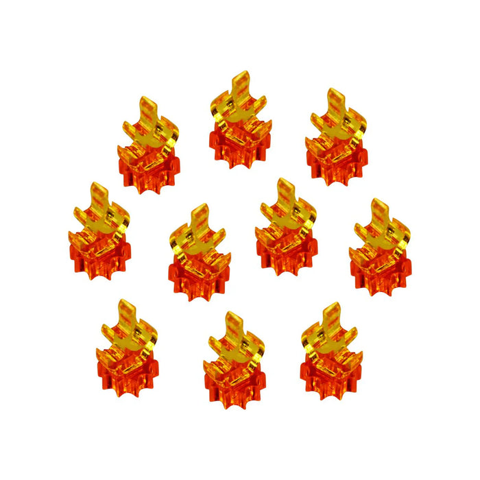 LITKO Translucent Yellow Flame Markers (NEW! Multiple Colors & Sizes on One Listing!)