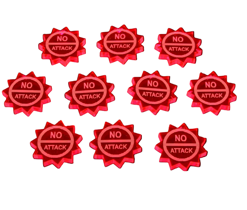 LITKO No Attack Tokens Compatible with Star Trek: Attack Wing (10)
