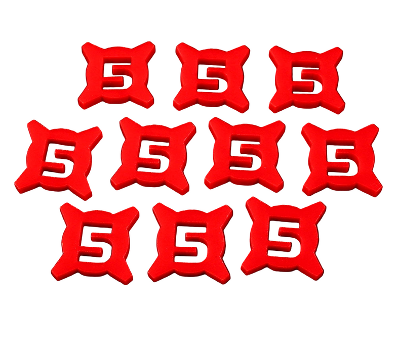 LITKO 5-Damage Tokens Compatible with Star Wars: Imperial Assault (10)