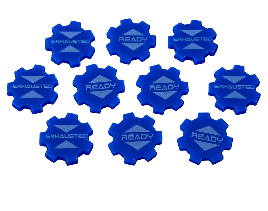 LITKO Ready/Exhausted Tokens Compatible with Star Wars: Imperial Assault (10) (NEW! Multiple Colors on One Listing!)