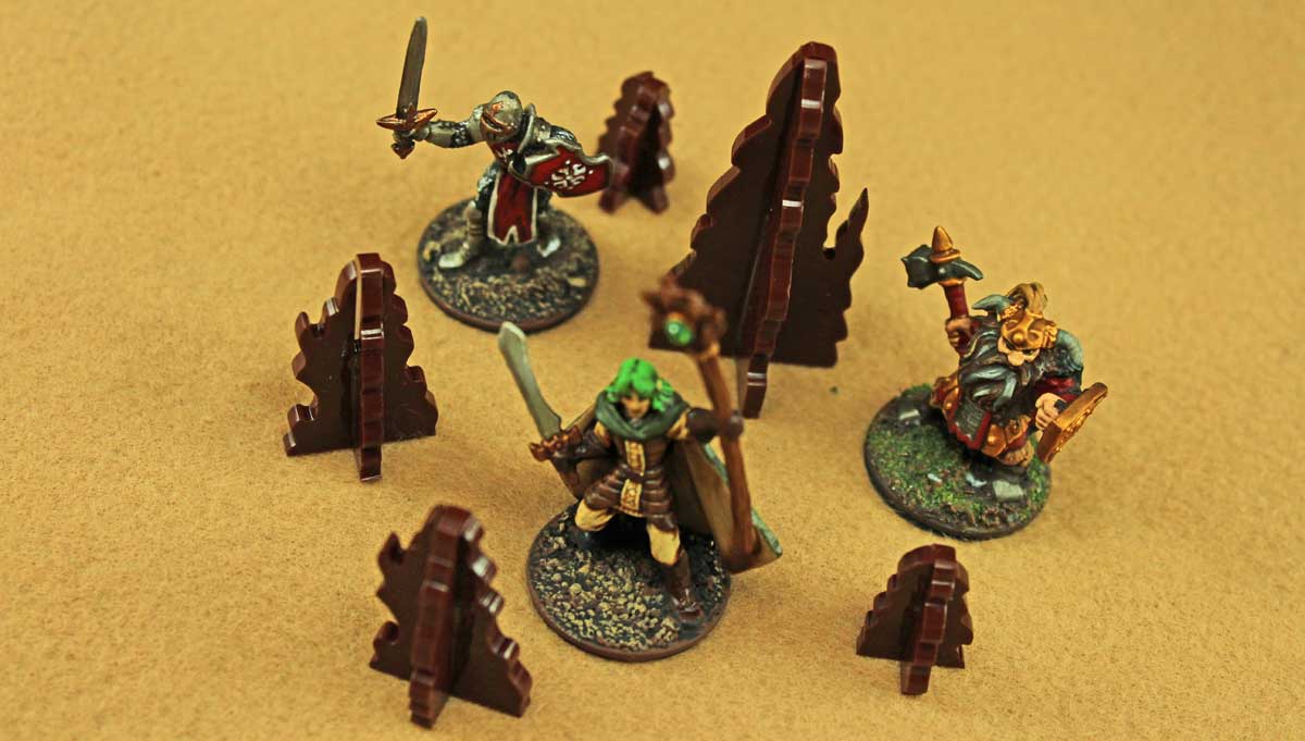 LITKO Stalagmite Terrain Marker Set (5) (NEW! Multiple Colors on One Listing!)