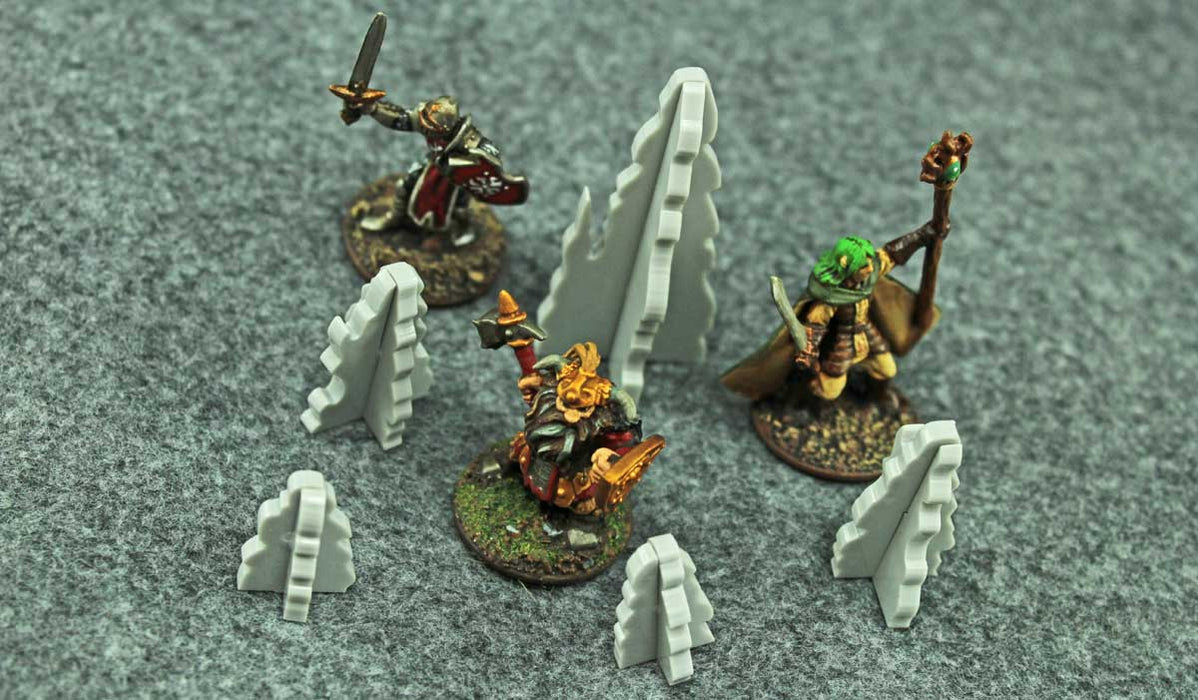 LITKO Stalagmite Terrain Marker Set (5) (NEW! Multiple Colors on One Listing!)