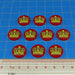 LITKO Premium Printed Napoleonic Era Tokens, British Royal Crown (10)-Tokens-LITKO Game Accessories