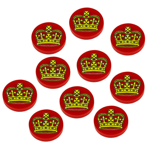 LITKO Napoleonic Era Tokens British Royal Crown (10)-Tokens-LITKO Game Accessories
