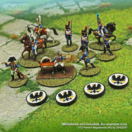 LITKO Napoleonic Era Tokens Prussian Eagle (10)-Tokens-LITKO Game Accessories