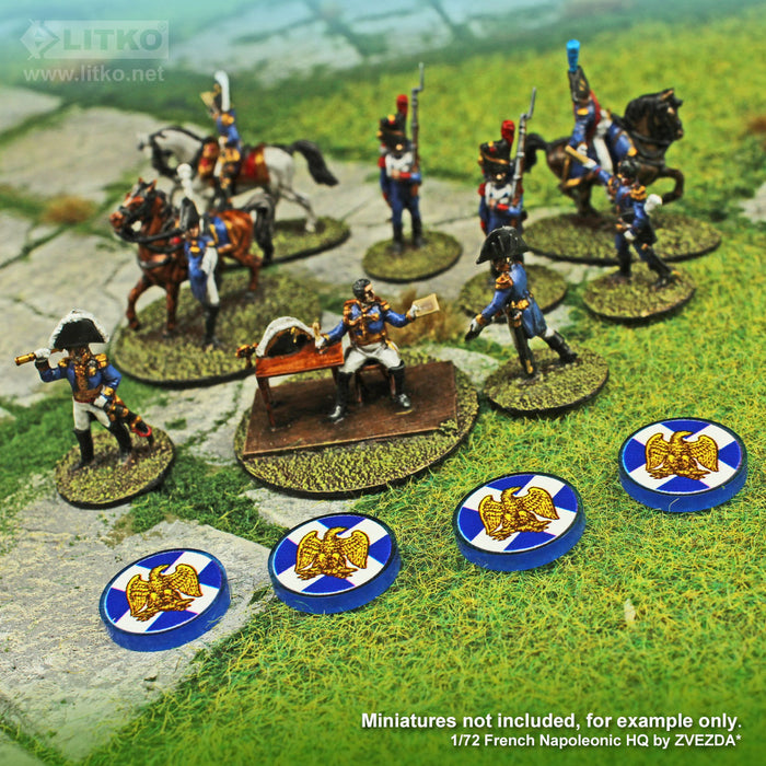 LITKO Premium Printed Napoleonic Era Tokens, Westphalia Eagle (10)-Tokens-LITKO Game Accessories