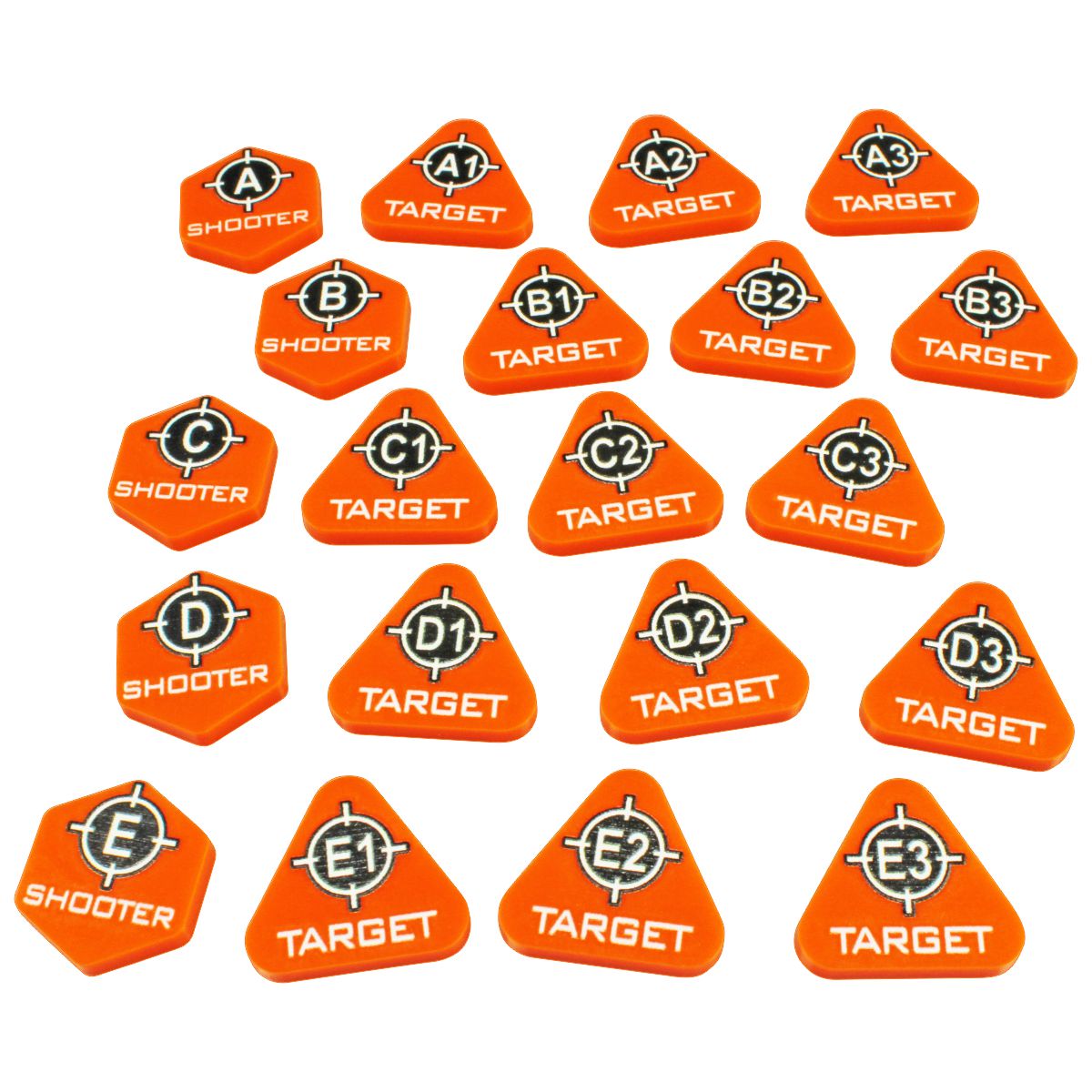 Opponent Trigger Token Multi-Target Token Set | Compatible with Battletech | Alpha Strike ...