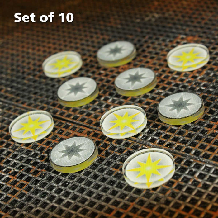 LITKO Force Ready/Spent Double-Sided Tokens Compatible with Star Wars: Shatterpoint (10)-Tokens-LITKO Game Accessories