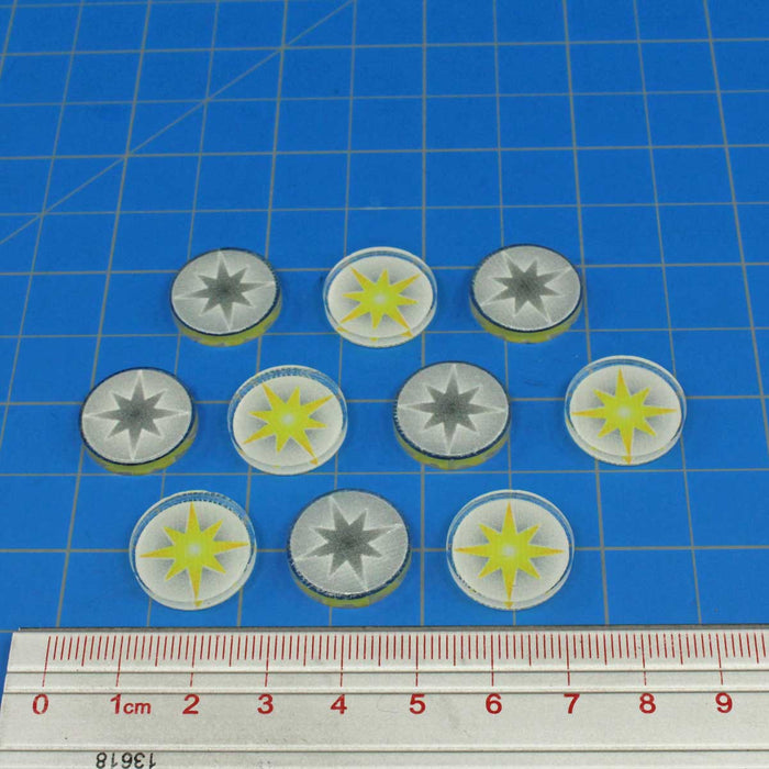 LITKO Force Ready/Spent Double-Sided Tokens Compatible with Star Wars: Shatterpoint (10)-Tokens-LITKO Game Accessories