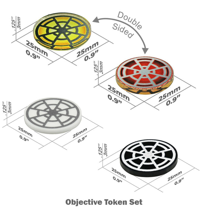 LITKO Objective Token Set Compatible with Star Wars: Shatterpoint (10)