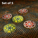 LITKO Light/Dark Double-Sided Objective Tokens Compatible with Star Wars: Shatterpoint (5)-Tokens-LITKO Game Accessories
