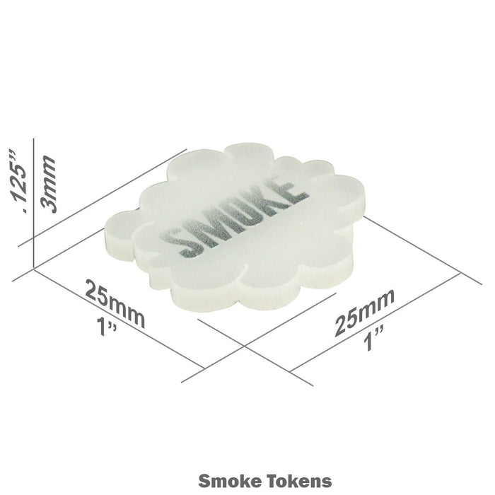 LITKO Premium Print Smoke Tokens (10) - LITKO Game Accessories