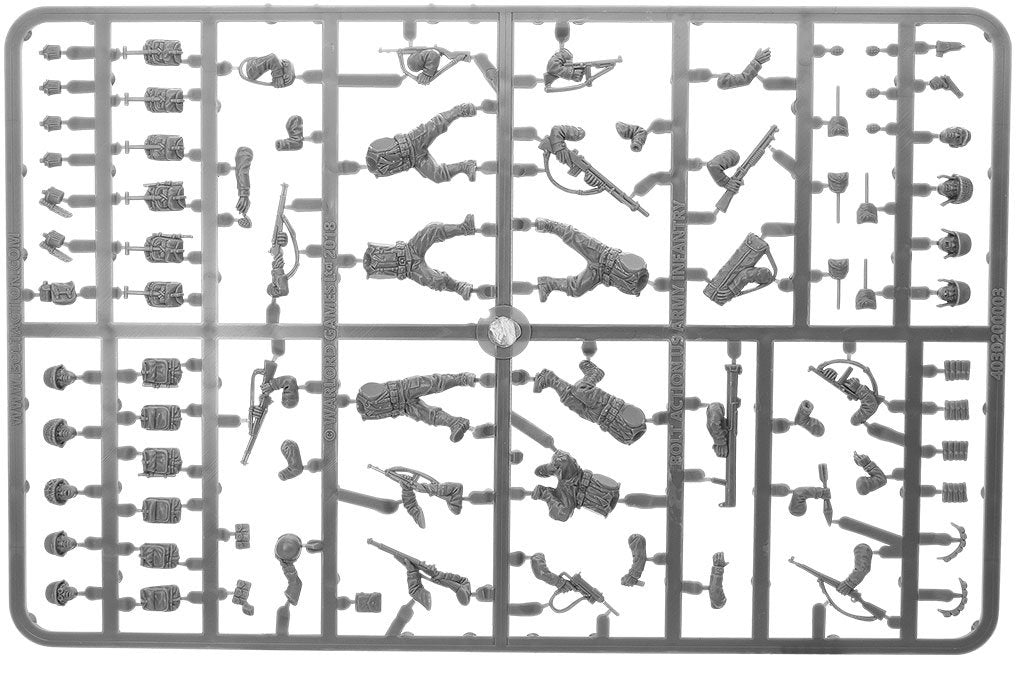 28mm Bolt Action | US Infantry | WWII American GIs (30) (Plastic)-Miniatures-LITKO Game Accessories