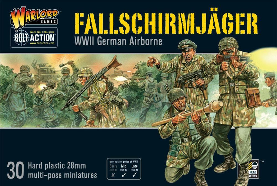 28mm Bolt Action | Fallschirmjäger | WWII German Airborne (30