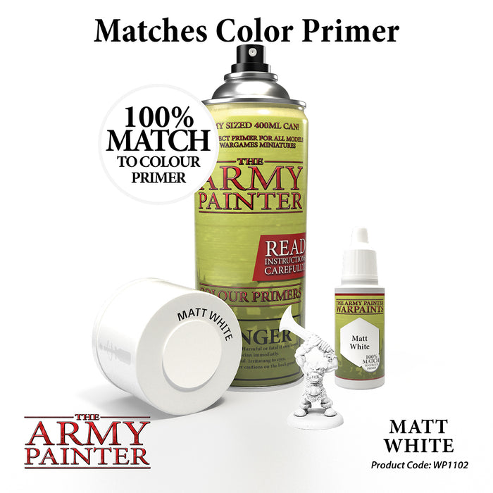 Matt White Paint | 18ml-Paint and Ink-LITKO Game Accessories