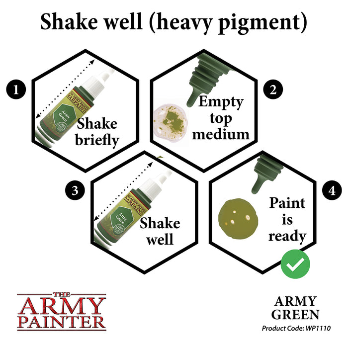 Army Green Paint | 18ml-Paint and Ink-LITKO Game Accessories