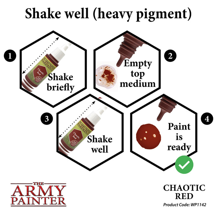 Chaotic Red Paint | 18ml-Paint and Ink-LITKO Game Accessories