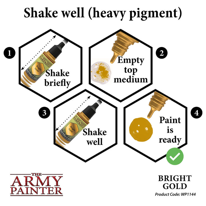 Bright Gold Paint | 18ml-Paint and Ink-LITKO Game Accessories