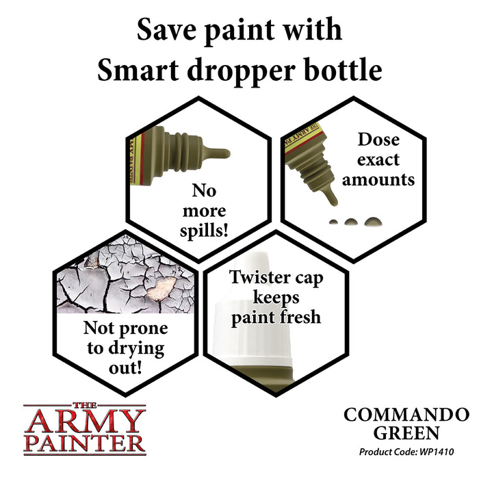 Commando Green Paint | 18ml-Paint and Ink-LITKO Game Accessories