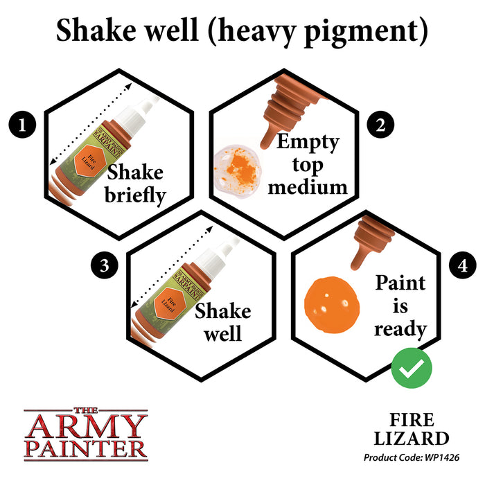 Fire Lizard Paint | 18ml-Paint and Ink-LITKO Game Accessories