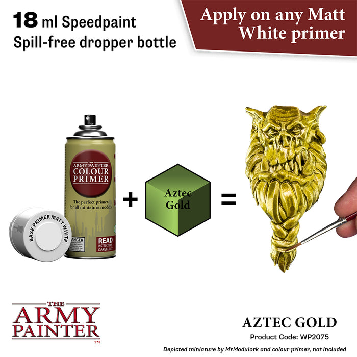 Speedpaint: Aztec Gold 18ml-Paint and Ink-LITKO Game Accessories