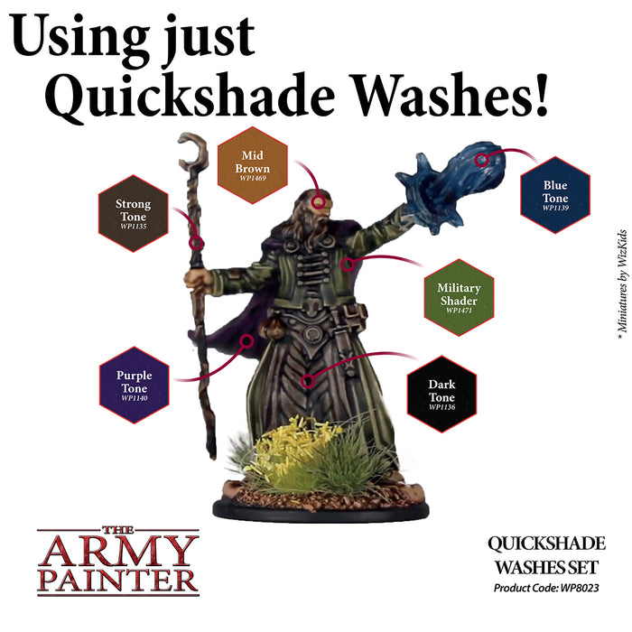 Quickshade Washes Set-Paint and Ink-LITKO Game Accessories