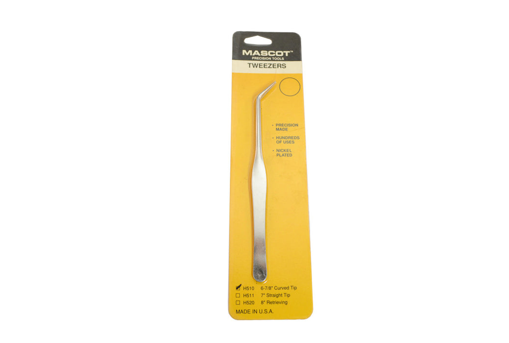 Mascot Tweezers, Curved, 6-7/8", Item No. H510-Tools-LITKO Game Accessories