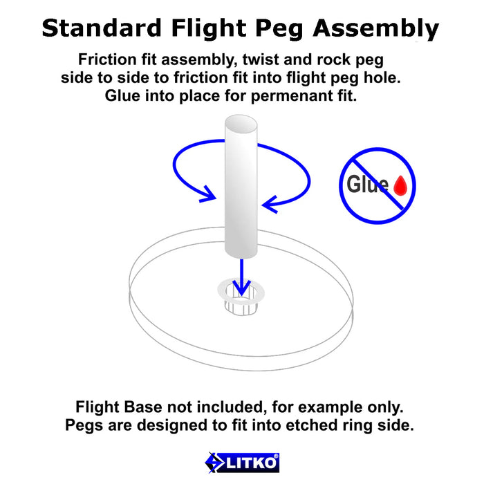 LITKO Standard Flight Pegs (NEW! Multiple Options on One Page!)