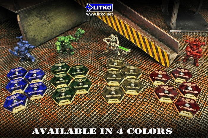 LITKO Command Dials Compatible with Warhammer: Kill Team (NEW! Multiple Colors on One LIsting!)