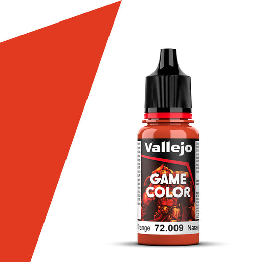Vallejo Game Color Hot Orange (72.009) (17ml)-Paint and Ink-LITKO Game Accessories