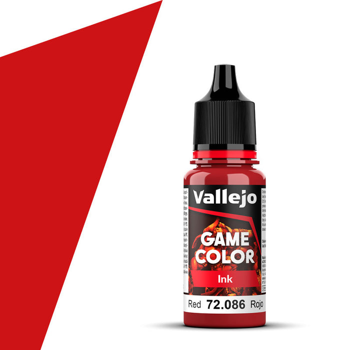 Vallejo Game Color Red Ink (72.086) (17ml)-Paint and Ink-LITKO Game Accessories