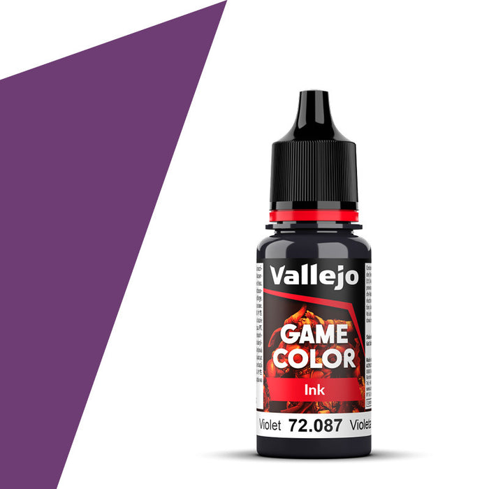 Vallejo Game Color Violet Ink (72.087) (17ml)-Paint and Ink-LITKO Game Accessories