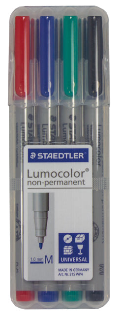 Staedtler Lumocolor Permanent Marker - Medium - Black