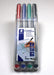 Water Soluble 4-Pack Markers Medium-Tip (1 each Red, Blue, Green, and Black)-Markers-LITKO Game Accessories