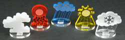 Impact Miniatures, Weather Effect Markers (5)-Private-LITKO Game Accessories