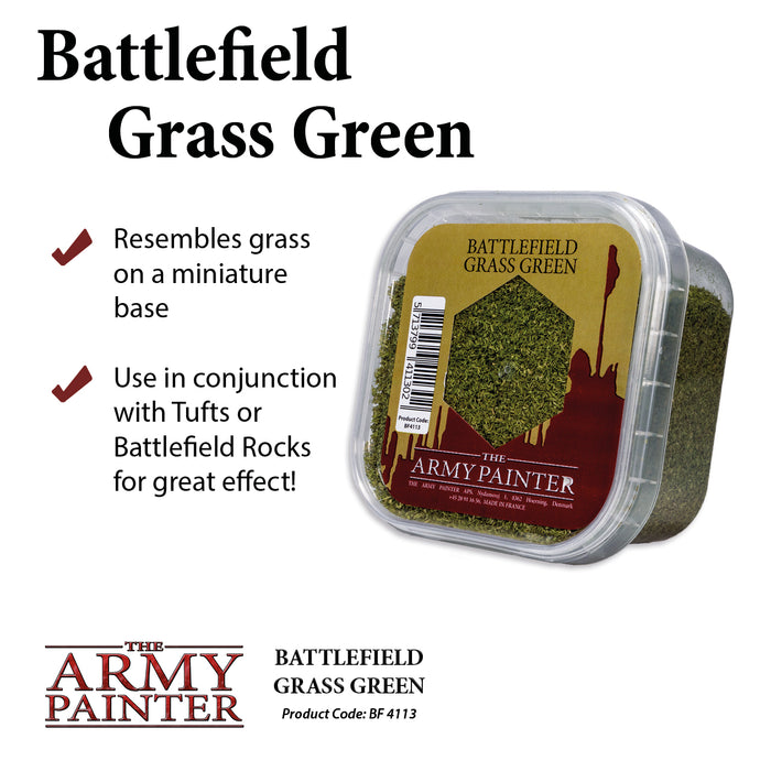 Battlefield Grass Green-Flock and Basing Materials-LITKO Game Accessories