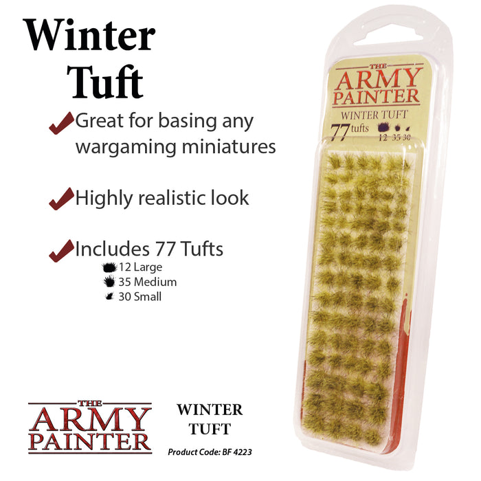 Battlefields: Winter Tufts-Flock and Basing Materials-LITKO Game Accessories