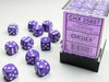 Opaque 12mm d6 Purple/white Dice Block™ (36 dice)-Dice-LITKO Game Accessories