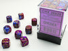 Gemini® 12mm d6 Blue-Purple/gold Dice Block (36 dice)-Dice-LITKO Game Accessories