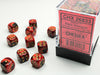 Gemini® 12mm d6 Black-Red/gold Dice Block (36 dice)-Dice-LITKO Game Accessories