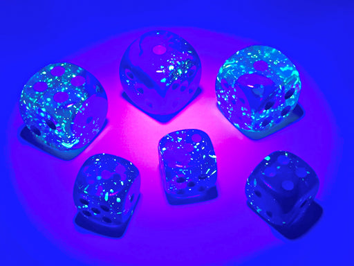 Gemini® 12mm d6 Blue-Blue/light blue Luminary™ Dice Block™ (36 dice)-Dice-LITKO Game Accessories