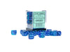 Gemini® 12mm d6 Blue-Blue/light blue Luminary™ Dice Block™ (36 dice) - LITKO Game Accessories